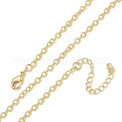 Colliers à chaîne en laiton de 2.7 mm pour femmes&nbsp;KK-CBA2293-07G