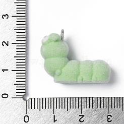 Pendentifs en résine opaque et floconneux&nbsp;RESI-G105-04E