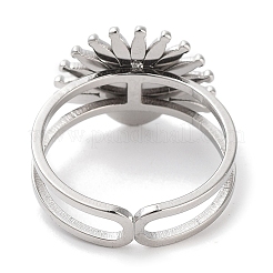Ionenplattierung (IP) 304 Edelstahlring&nbsp;RJEW-B059-01P-02