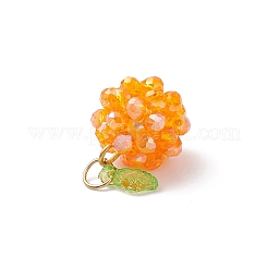 Anhänger aus galvanisiertem Glas&nbsp;PALLOY-MZ00861-04