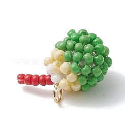 Pendenti con perline di semi di vetro&nbsp;PALLOY-MZ01250