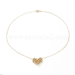 Colliers avec pendentif en laiton&nbsp;NJEW-JN03273-02