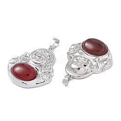 Pendentifs en cornaline naturelle&nbsp;G-H283-01Q