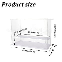 Vitrina de minifiguras de plástico transparente&nbsp;ODIS-WH0025-142A