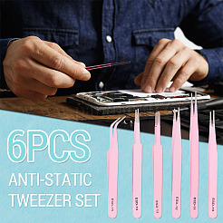 Juego de pinzas para abalorios de acero inoxidable 201&nbsp;TOOL-TA0001-15B