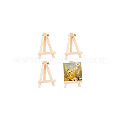 Cavalletto triangolare in legno pieghevole&nbsp;WOOD-WH0034-52A