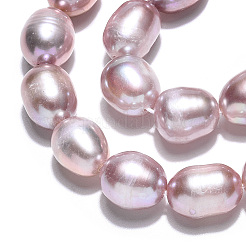 Brins de perles de culture d'eau douce naturelles&nbsp;PEAR-N012-07P