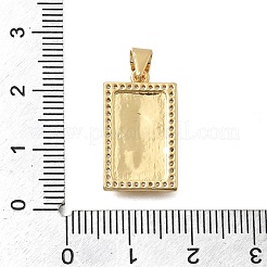 Pendentifs en laiton zircon cubique transparent&nbsp;KK-D431-026G