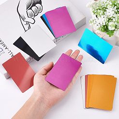 Visitenkarten für die Wärmeübertragung aus Aluminiumrohling&nbsp;DIY-NB0004-81