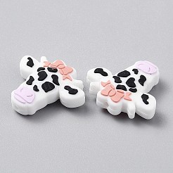 Perline focali in silicone ecologico per uso alimentare per bovini&nbsp;LS-SIL-WH0013-57J