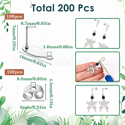 Ohrstecker aus 304 Edelstahl&nbsp;STAS-SC0008-69
