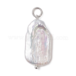Natürliche Barockperle Keshi Perle Anhänger&nbsp;PALLOY-JF04628-02