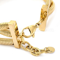 Bracelet en acier inoxydable 304 pour femme&nbsp;BJEW-U009-04G-02