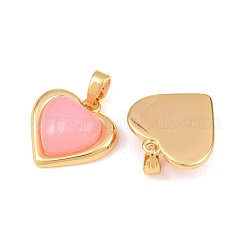Pendenti in ottone e resina&nbsp;KK-CBABC34-01G-01