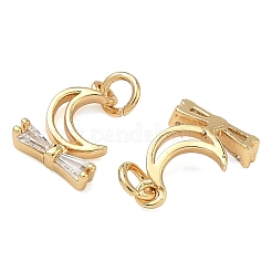 Charms in ottone zirconi a pavé di ottone&nbsp;KK-A291-28A-G