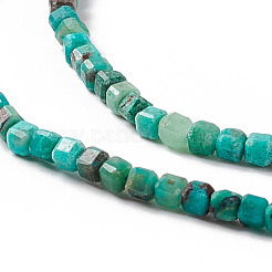 Natur Chrysokoll Perlen Stränge&nbsp;G-F717-06