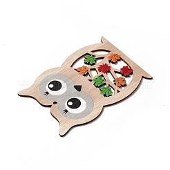 Grands pendentifs en bois imprimé simple face&nbsp;WOOD-I010-11C