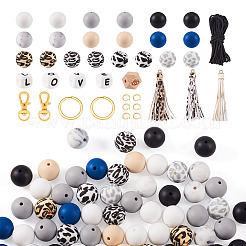 Kit de fabrication de bracelet porte-clés bricolage&nbsp;DIY-TA0004-40