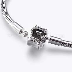 Anlaufgeschützte Armbandherstellung aus 304 Edelstahl im europäischen Stil&nbsp;STAS-E428-08B-P