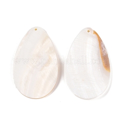 Natürlichen Süßwasser-Shell-große Anhänger&nbsp;SHEL-T020-02