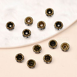 Perline distanziatori strass in ottone&nbsp;X-RB-A014-Z4mm-01AB-NF