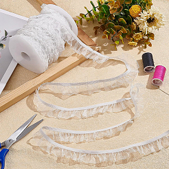 25 iarda di nastro elastico in pizzo di organza chinlon&nbsp;EC-BC0001-39B