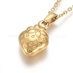 Colliers pendentifs en acier inoxydable 304&nbsp;NJEW-F275-31G
