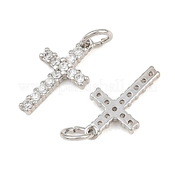 Messing micro pave klare zirkonia anhänger&nbsp;CU-CBA3D67-04P