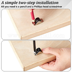 Ruedas fijas de metal&nbsp;FIND-WH0141-171
