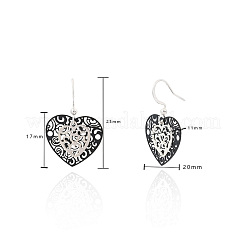 Pendientes colgantes de latón&nbsp;WG9191F-01