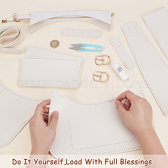 DIY-Kits zur Herstellung von Umhängetaschen aus PU-Kunstleder für Damen&nbsp;DIY-WH0888-122A