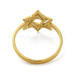 Anelli in acciaio inossidabile placcati ioni (ip) 201&nbsp;RJEW-G278-38G