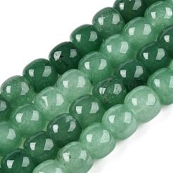 Chapelets de perles en jade blanc naturel teinté&nbsp;G-T138-S07