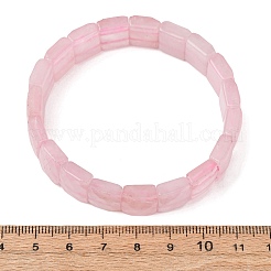 Bracelets extensibles unisexes en perles de quartz rose naturel&nbsp;G-K303-02L