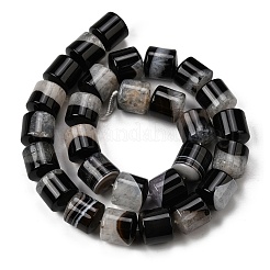 Filo di perline di agata naturale&nbsp;G-F820-P01-01J