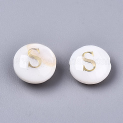 Cuentas de concha naturales de agua dulce&nbsp;SHEL-S266-12S