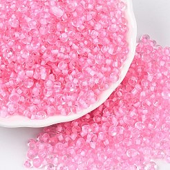 6/0 perles de rocaille en verre transparentes de couleurs intérieures&nbsp;SEED-T007-07G