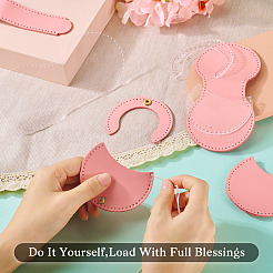 DIY-Kit für Mini-Geldbörsen aus Leder&nbsp;DIY-TA0004-90D