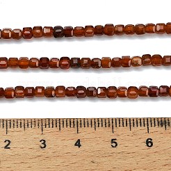 Natürliche orange Granatperlen Stränge&nbsp;LS-G-C262-C09-3mm