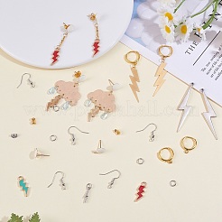 Kit per la creazione di orecchini pendenti con bullone di illuminazione fai da te&nbsp;DIY-SZ0009-46