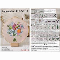 DIY Blumenstrauß Muster Stickset&nbsp;LS-DIY-O021-15A