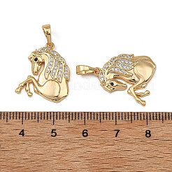 Ciondoli Shegrace in ottone con micro pavé di zirconi cubici neri&nbsp;XGRQ4S408-745G