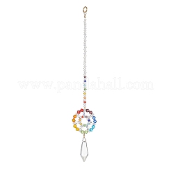 Decorazioni pendenti con proiettili di vetro&nbsp;HJEW-TA00020