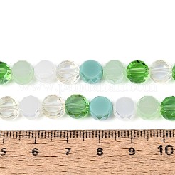 Chapelets de perles en verre électroplaqué&nbsp;EGLA-N022-03A-A06