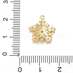 Pendentifs en laiton micro pavé de zircones cubiques&nbsp;KK-I380-03G