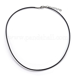 Rondes colliers de cordon en cuir faisant&nbsp;MAK-I005-1.5mm