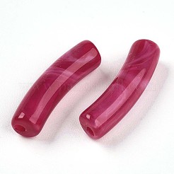 Perles acryliques bicolores&nbsp;MACR-ZX025-24