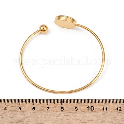 304 Edelstahl-Armreife für Damen&nbsp;BJEW-C111-02G