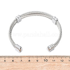 Anlaufgeschützte trendige Torque-Armreifen für Herren&nbsp;BJEW-L111-02