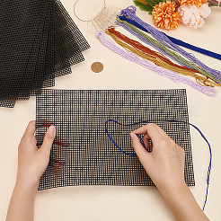 Kunststoff-Mesh-Leinwand&nbsp;DIY-WH0030-58
